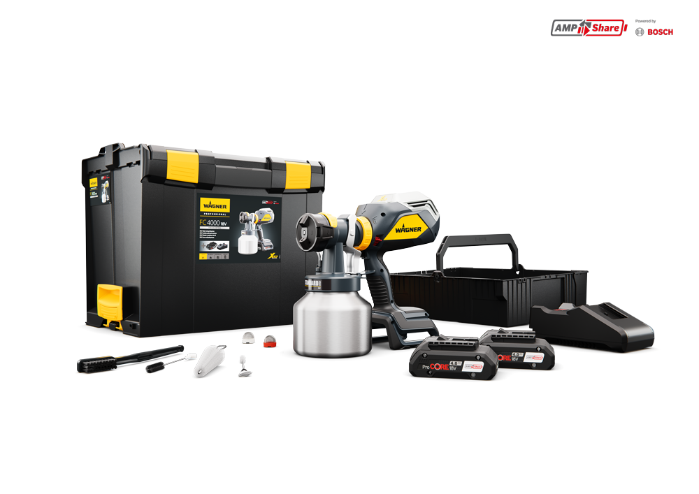 Wagner XVLP FinishControl 4000 18V Standardspray Kit