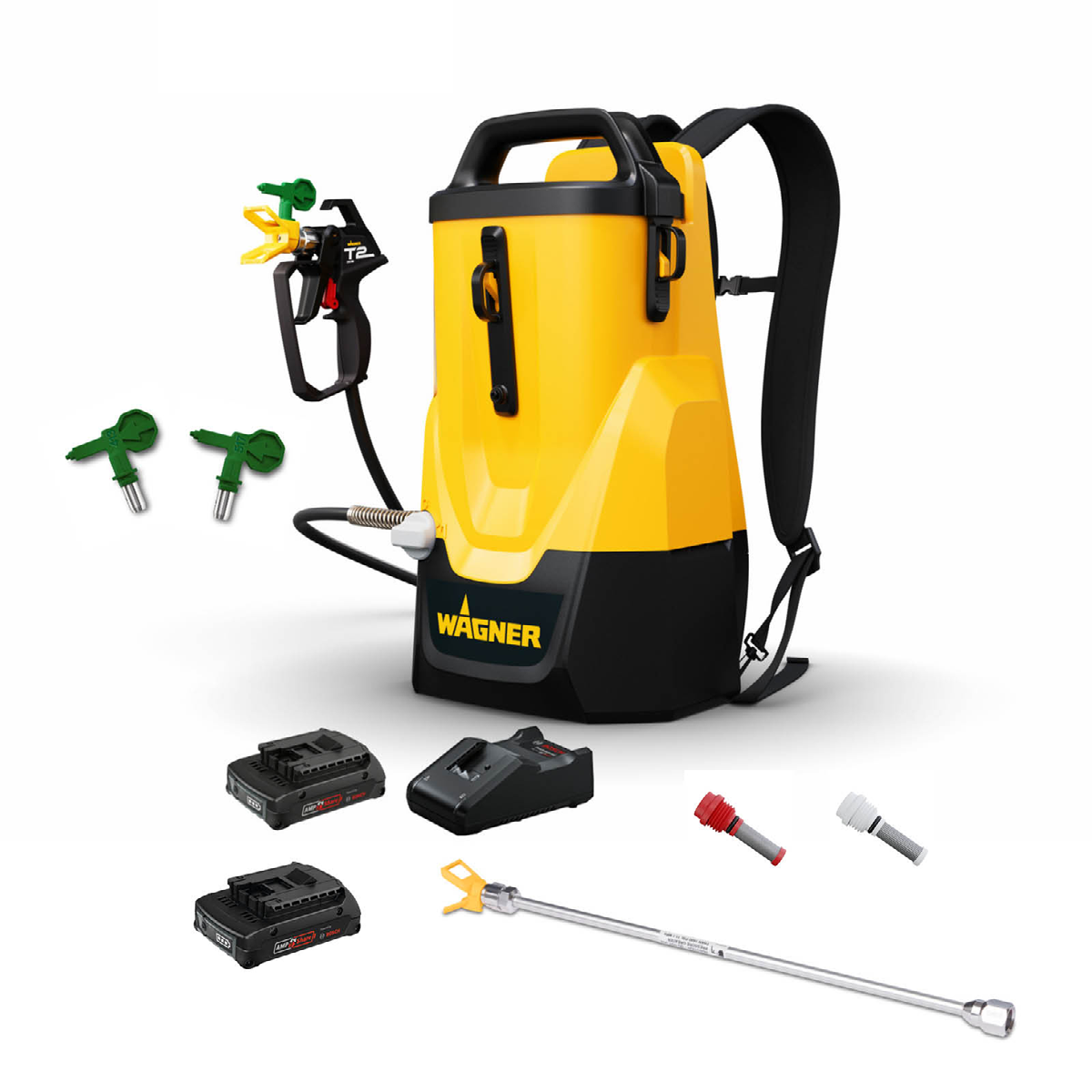 Airless Control Pro 300 Move 18V Kit  + batterie + Prolunga 25cm + Ugello 413 + Ugello 517