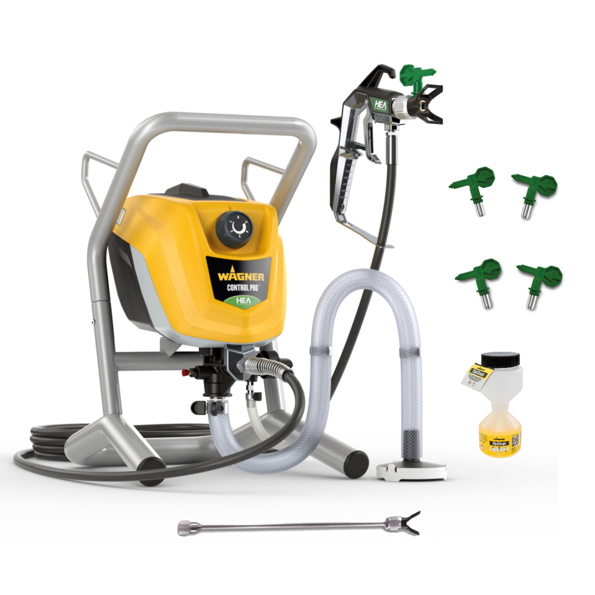 Wagner Airless HEA Control Pro 250 M + Prolunga per ugello 60cm + Ugello 413 + Ugello 619 + TipClean